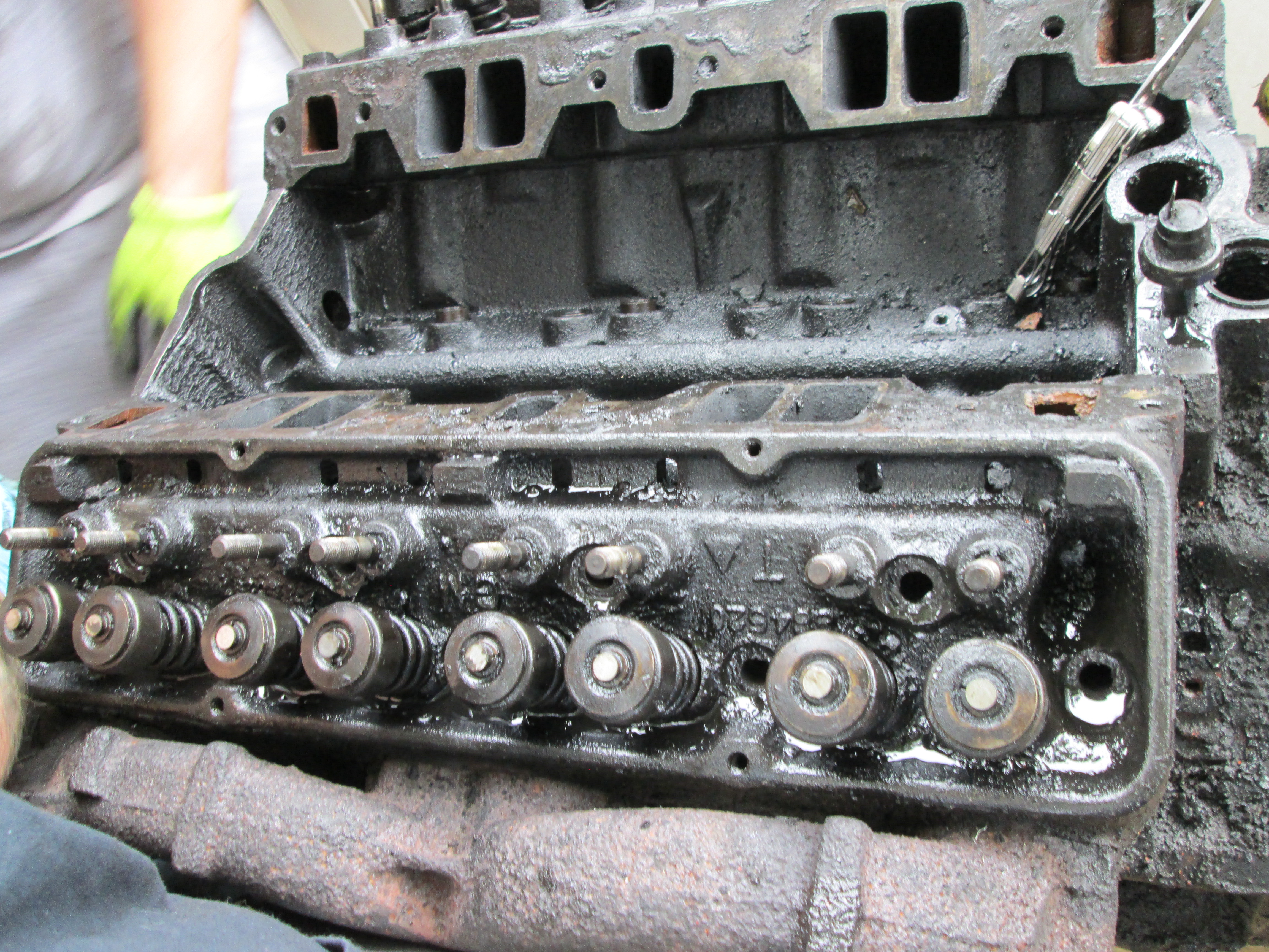 Engine Block with valves